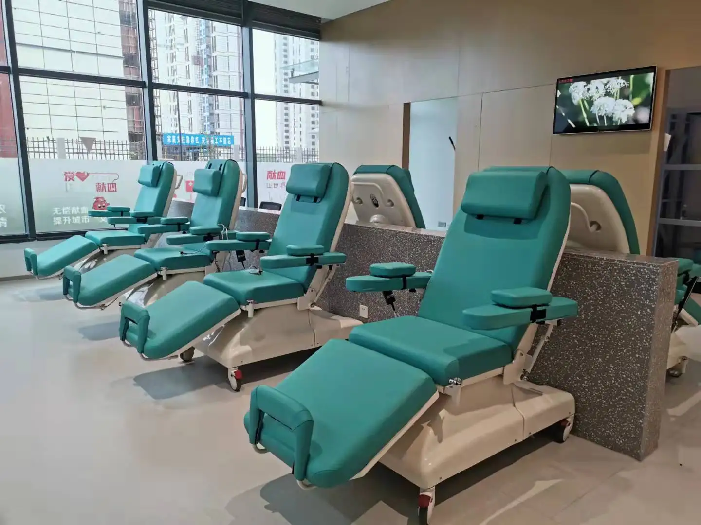 portable hospital phlebotomy dialysis chair for kidney dialysis machine