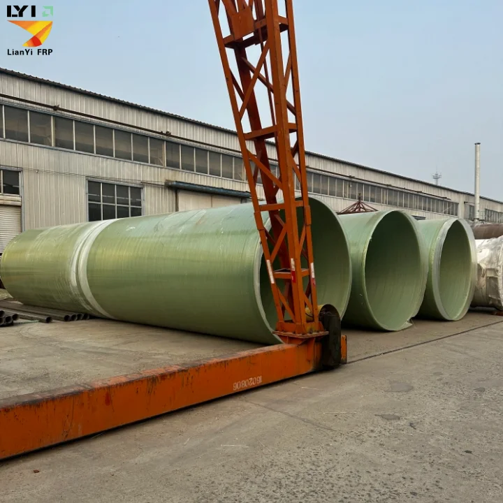 Direct Insulation Manufacturing Professional GRP Pipe round Fiberglass Composite Pipe Services Welding Moulding Cutting Bending