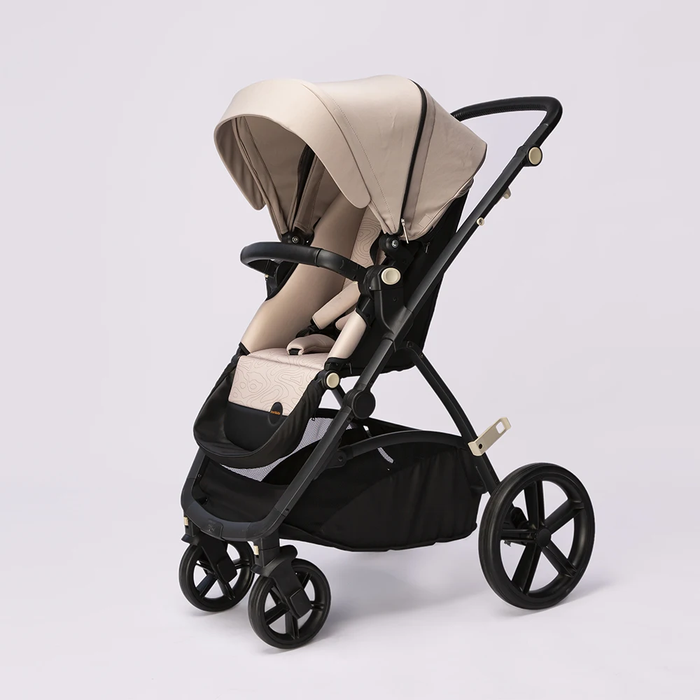 Purorigin Baby Products 2024 Reversible Seat Portable Travel System Foldable Baby Stroller Andadores Para Bebe