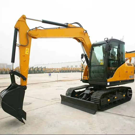 China Famous Brand mini excavator 8Ton crawler excavator XE80D with cheap price