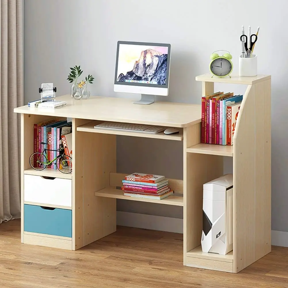 Modern mdf painting study work desk wooden office table for office furniture