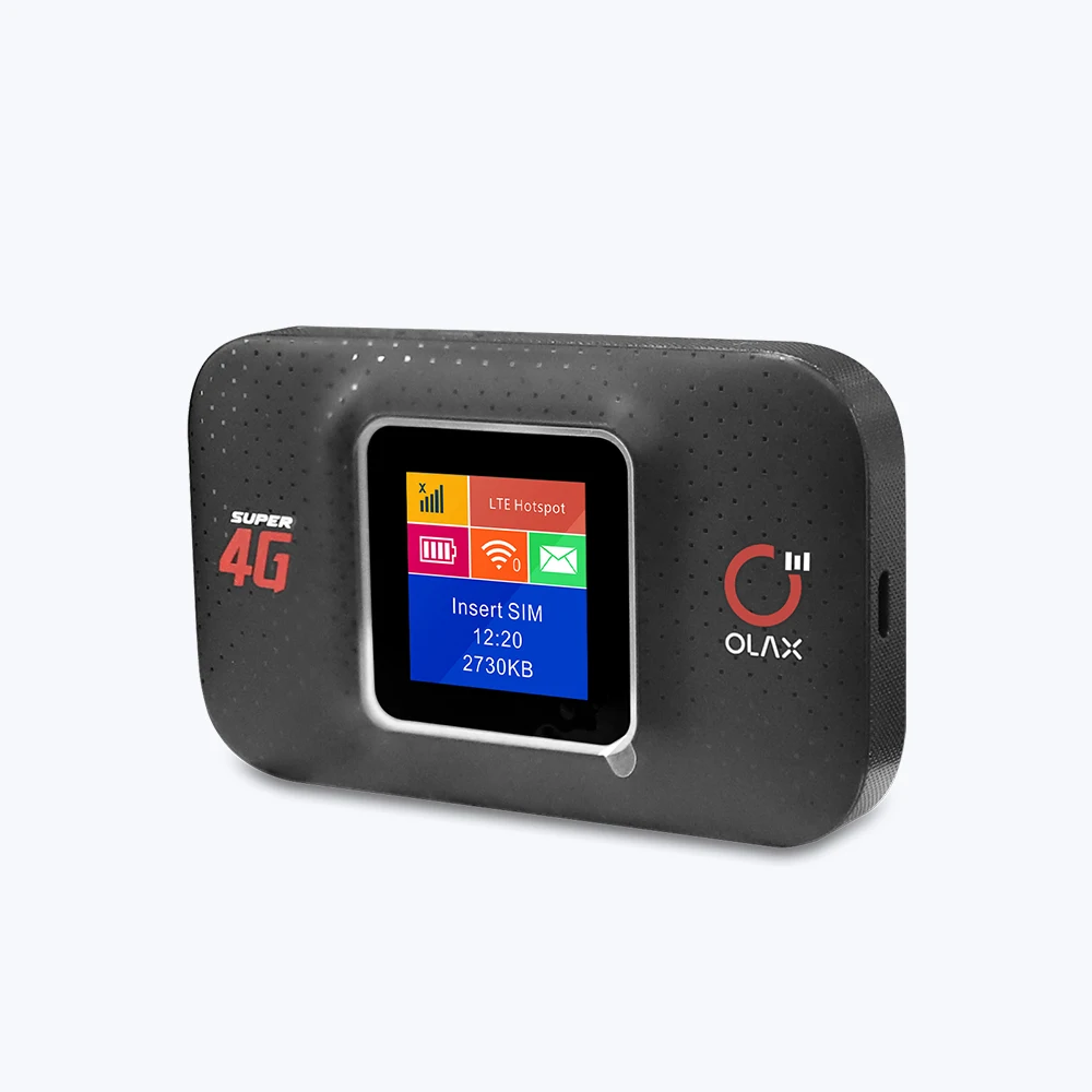 OLAX MF982 4g Router Wireless 4g Wifi Modem Mifis 150mbps Lte 4g 3000mah Battery And Lcd Display Screen