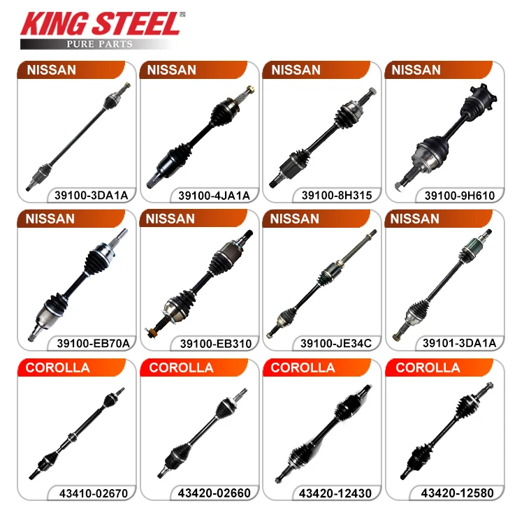  Автомобильный передний приводной вал Kingsteel японский для Mazda Mitsubishi Pajero Toyota Corolla Hiace Camry Hilux Daihatsu