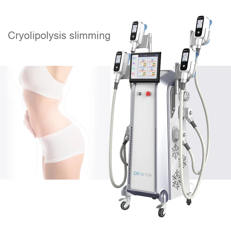 Nubway 4 cryo handles non surgical lipolysis lipolysis fat cryo cool shape machine for weight loss
