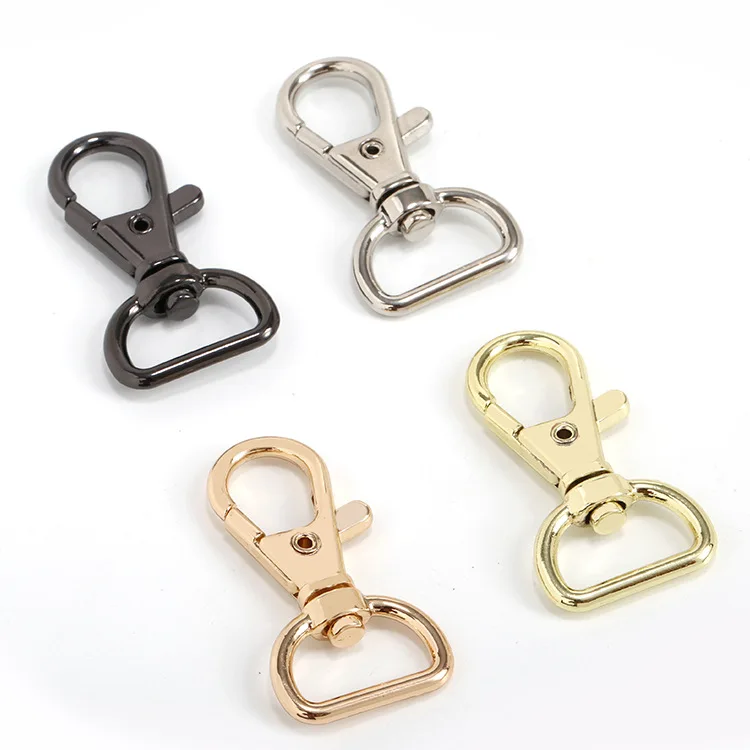 Swivel Clasp Claw Dog Collar Hook Lobster Strap Clip Purse Handbag Key Ring Webbing Keychain Hardware