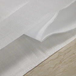 transparent white pp woven synthetic chemical fiber bag with large size