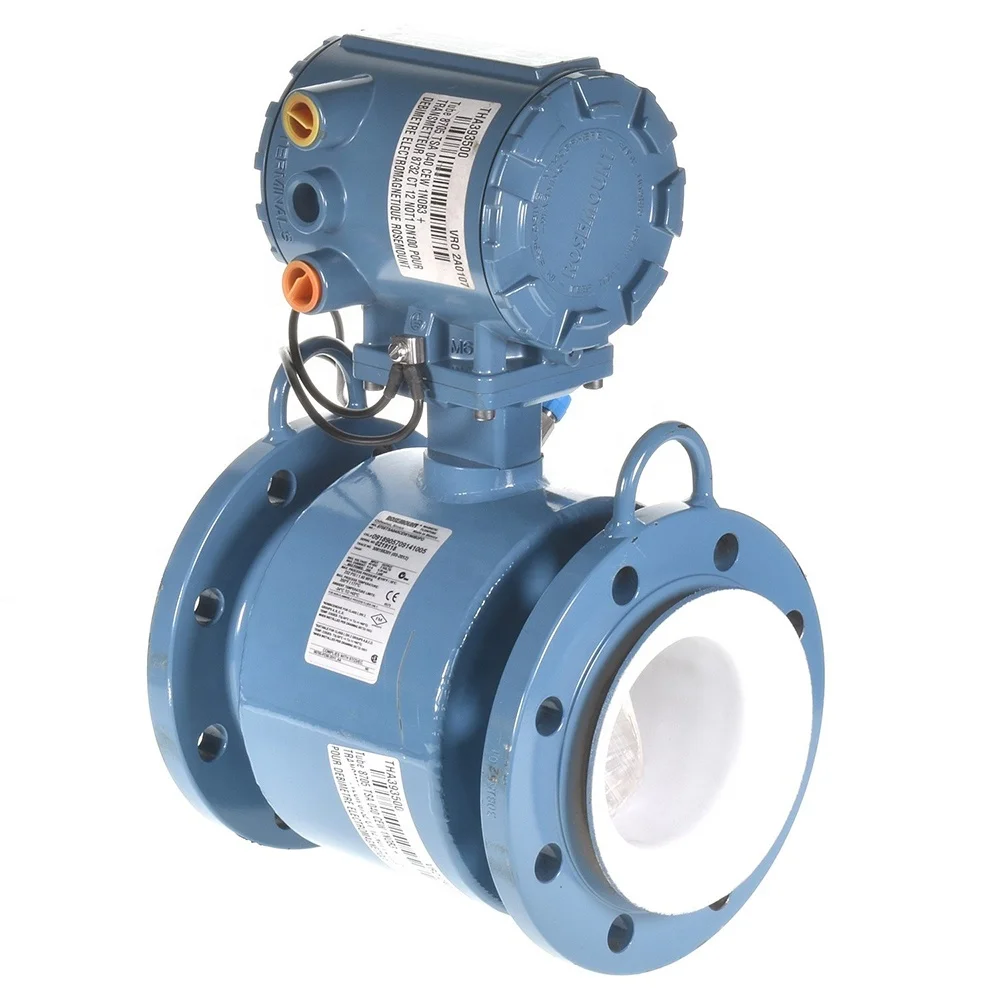 100% new original Rosemounte 8705 series flanged Magnetic Flow Meter Sensors Manufacturer and Supplier