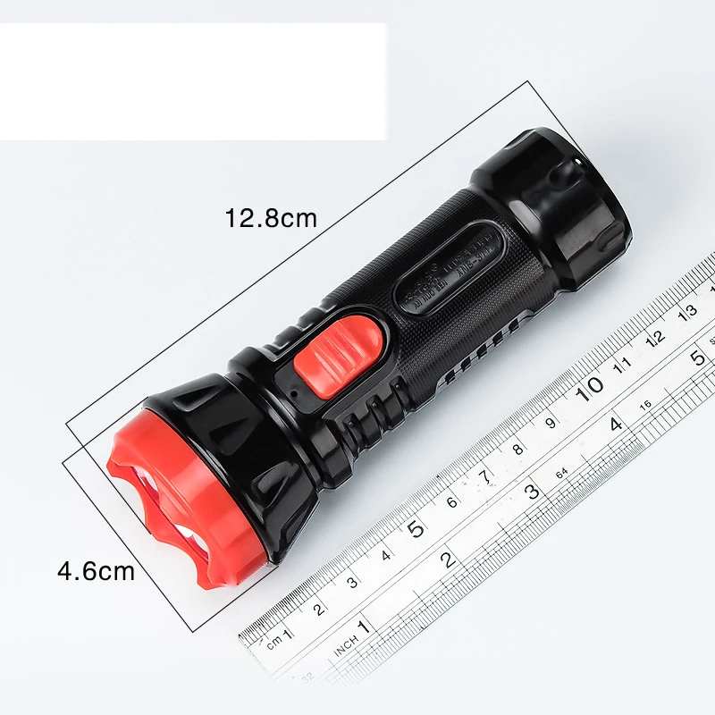 Wholesale Cheap ABS Flashlight Outdoor Emergency Super Bright High Power LED Flashlight