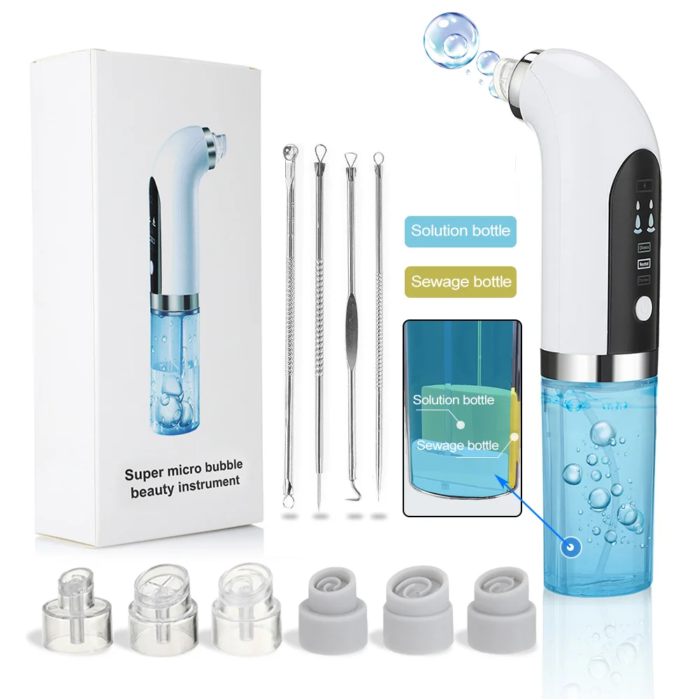 2023top selling facial pore skin cleansing acne beauty tool kit  blackhead remover vacuum