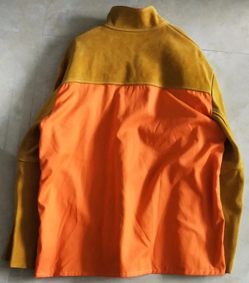 Welding Dresses Welding Clothing, Different Sizes Cow Split Leather Safety Clothing Wholesale Safety Protective Clothing