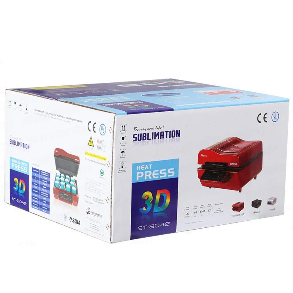 3D Sublimation vacuum machine equipment for small business at home ST3042