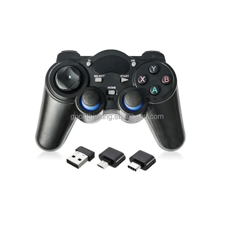USB Type C Remote control PC TV Box Android mobile phone game controller 2.4G wireless joystick for ps3