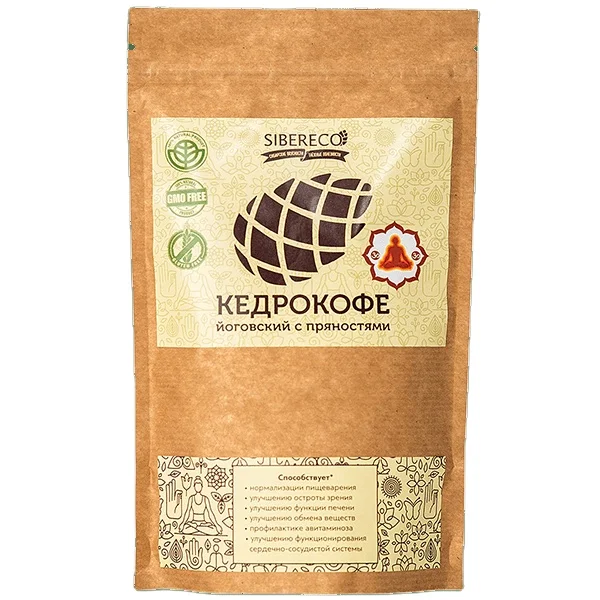 
Кедровый орех кофе «Yoga» 250 г кедровый орех порошок растворимого кофе натуральные ингредиенты 