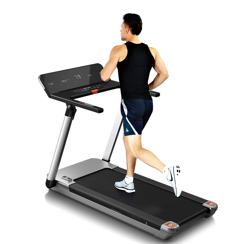 YPOO super shock absorption super folding electric treadmill fitness mini running machine with  YPOOFIT APP