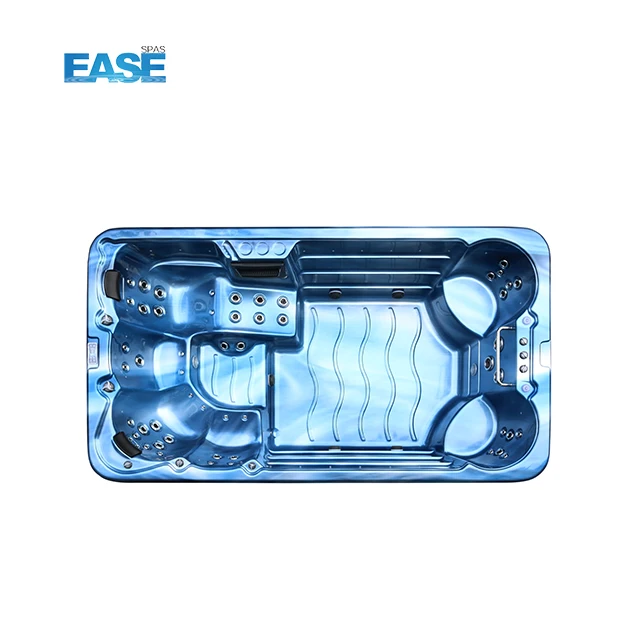 SW-40A High Quality Endless Swim Spa Pool Outdoor Balboa USA Seat Acrylic Cross Training Graphic Pump Technical Parts Design