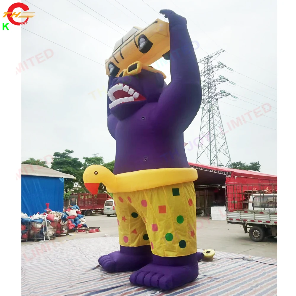 6mH Giant Inflatable King Kong Gorilla Costume for EyeCatching Commercial Advertising on Alibaba International