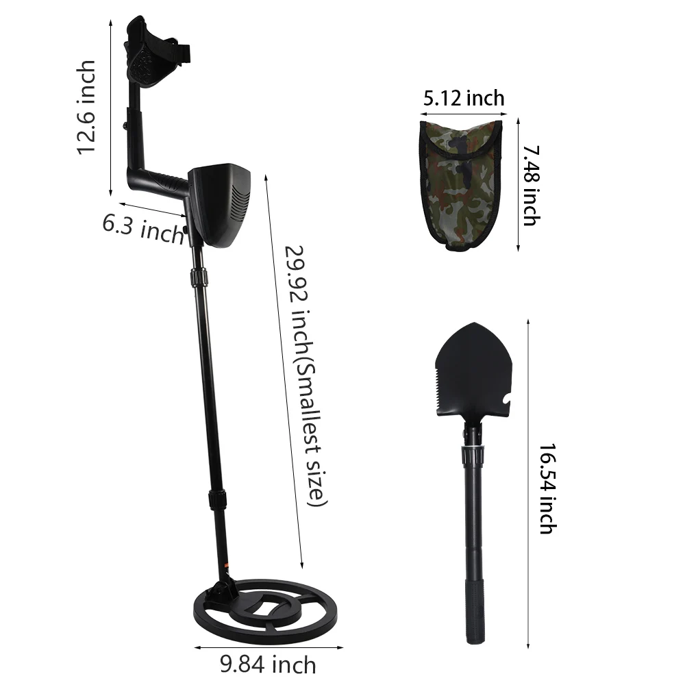 Hot selling professional underground gold metal detector MD-3040 underground gold metal detector