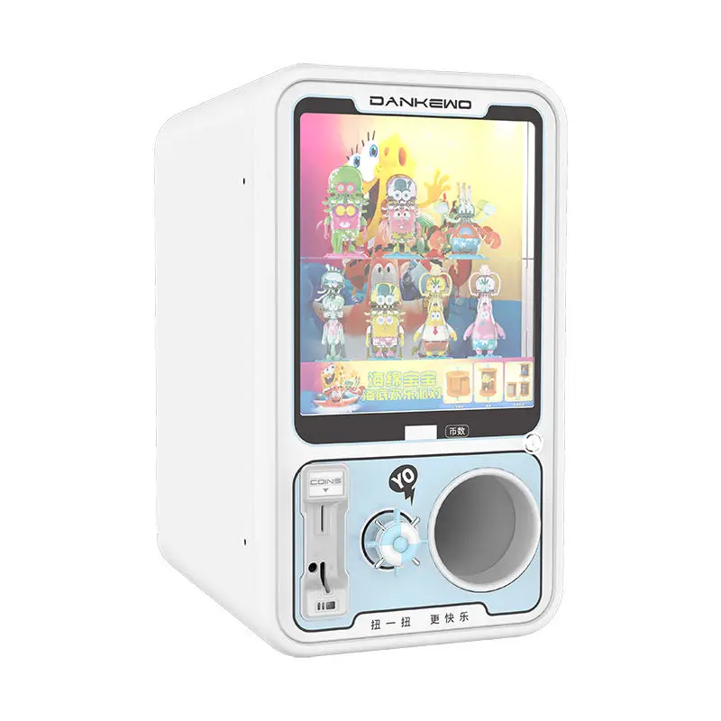 Japan style Shopping mall surprise twist egg Capsule Vending Machine White Color Token Operated Gachapon Machine