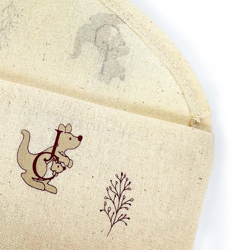 Wholesale eco friendly cotton envelope drawstring gift packaging bag pouch with bow