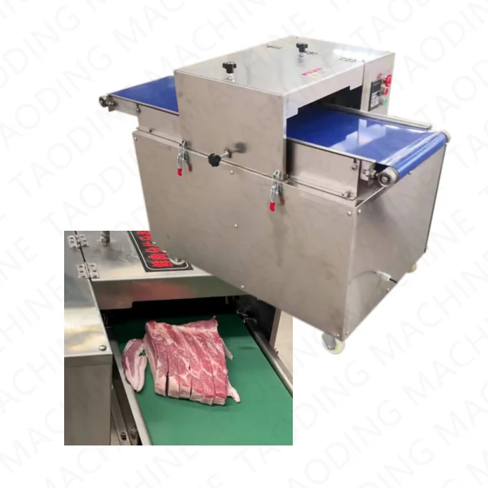 Houston Automatic fresh meat slicer chicken breast cutter pork meat strip cutting machine commercial beef meat slicing machine
