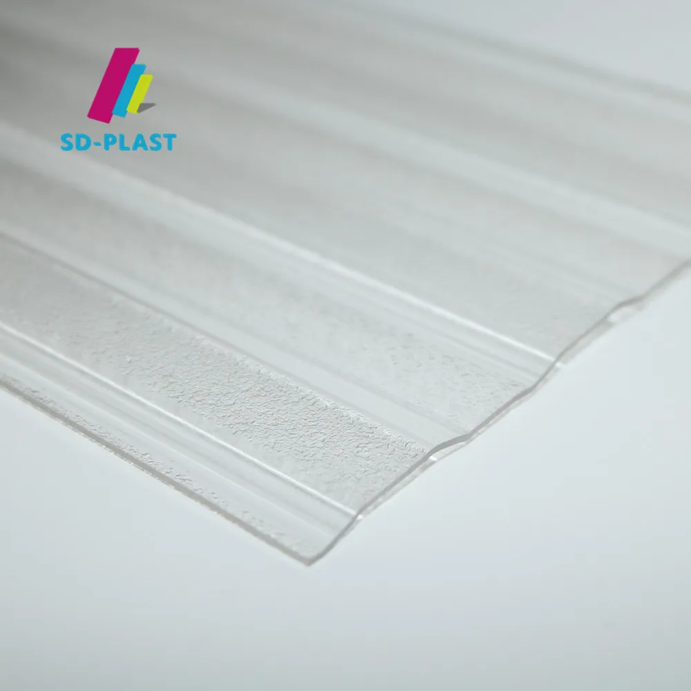 Transparent polycarbonate corrugated  pc wave board plastic hollow sheet
