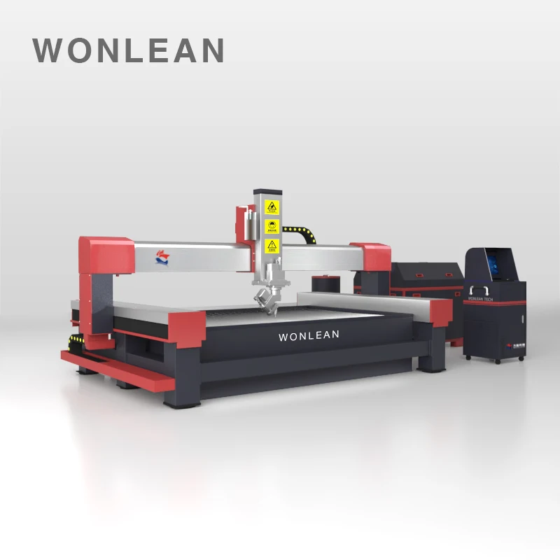 4020 water jet cutting machine cnc waterjet cutting with 5-axis cutting head