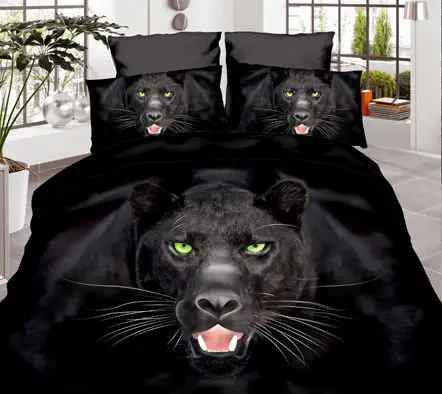 China panda king size animal duvet cover set bed sheets 3d bedding set