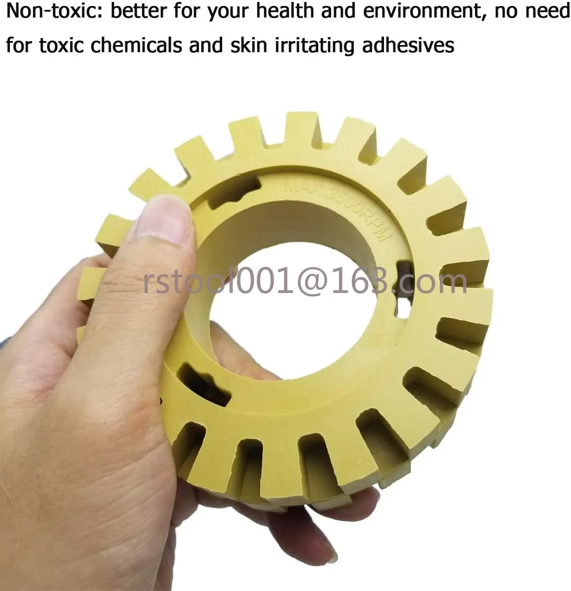 4 inch Rubber Eraser Wheel for Decal Pinstripe Double Sided Adhesive Vinyl Decal  Graphics Removal Tool