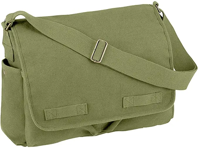 Shoulder Bag Vintage Canvas Messenger Bag Canvas Tactical Sling Bag for Men Many Colors for Choose