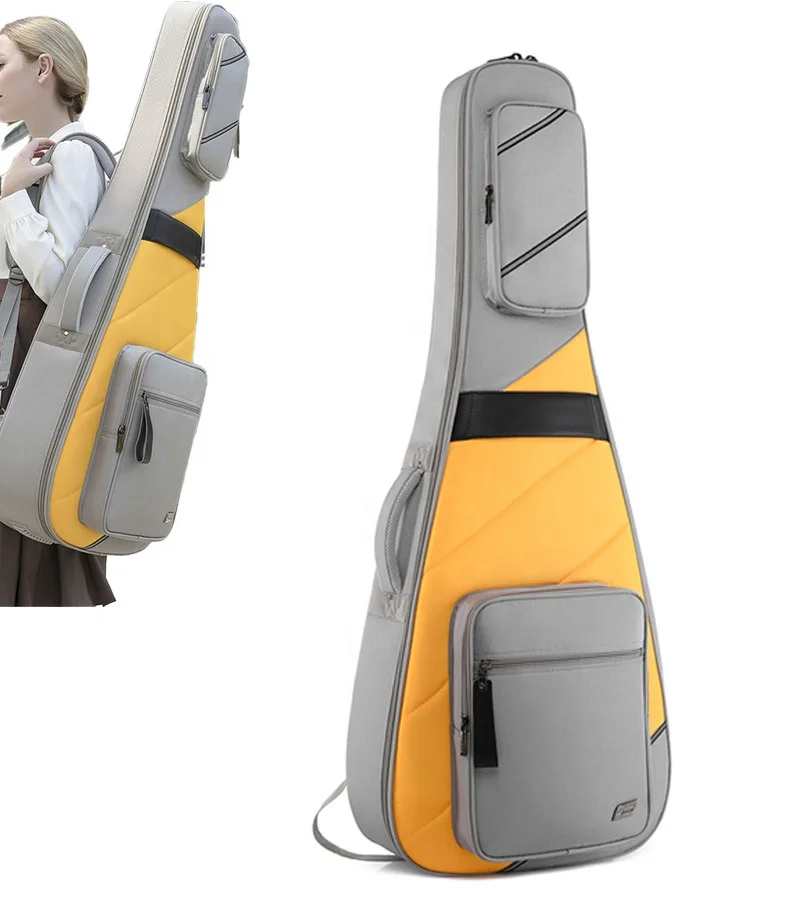 Jinchuan travel guitar bag customize 41inch classical acoustic guitar case gig bag