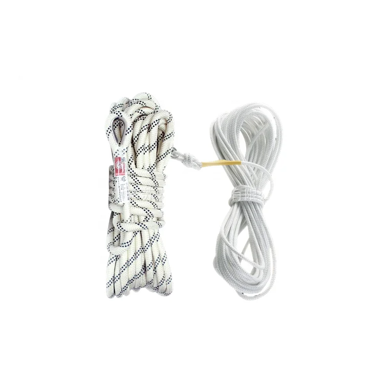 High quality safety rope nylon climbing rope net outdoor reflective climbing equipment downhill rope