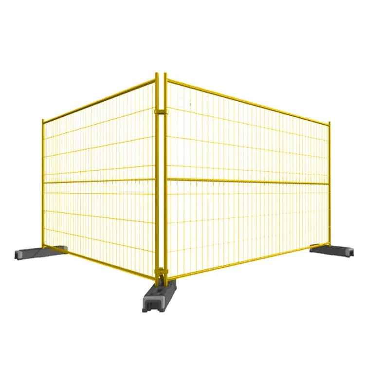 Portable removable 6x12 temp metal fencing mesh Mobile australia standard construction site hoarding Temporary Fence panel
