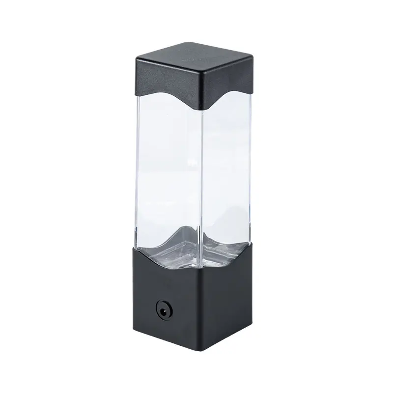 Modern Style Glass Bottle Holiday Gift Lava Night Light Custom Shape Novelty Lava Plasma Ball Lamp