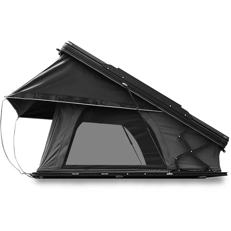 2024 популярный дизайн, недорогая 4-х персяная твердая алюминиевая палатка на крыше для кемпинга