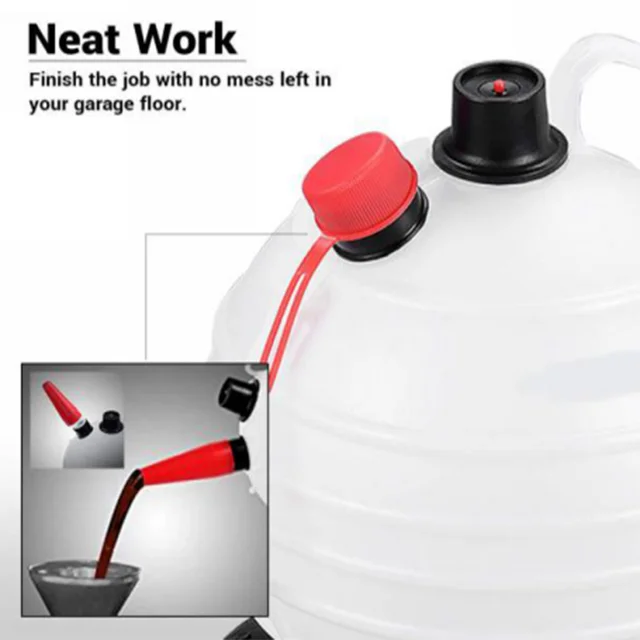 6L Manual Fluid Extractor Portable Manual Oil Extractor Pump Lightweight Oil Drain Pump Vacuum Fluid Evacuator