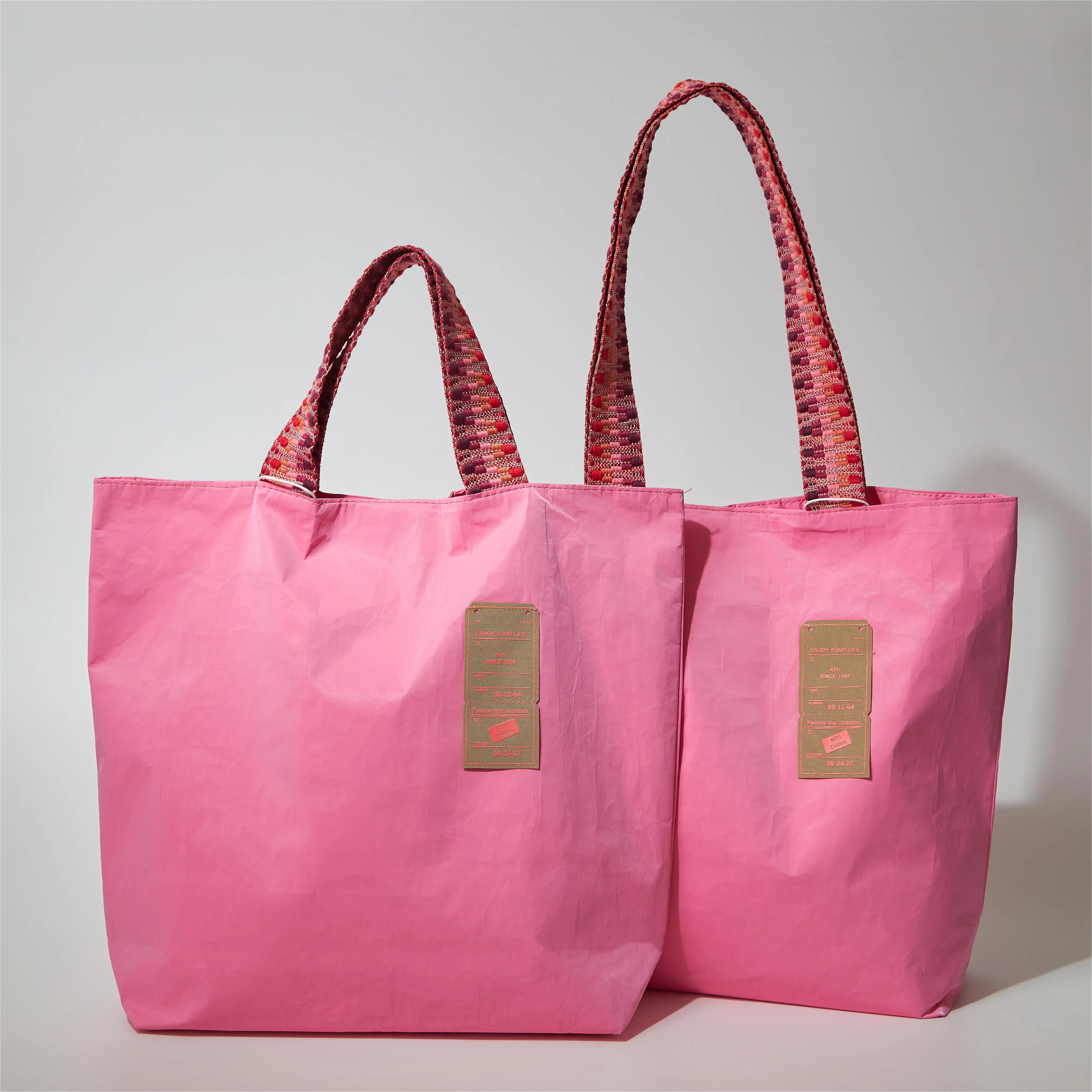 Durable light waterproof tyvek shopping Fashion bag eco bag