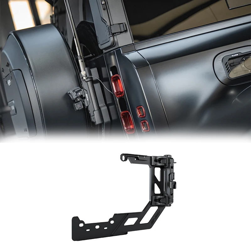 Plumb 2020+ CNC process parts Aluminum Alloy Flagpole holder for Land Rover Defender 90/110/130