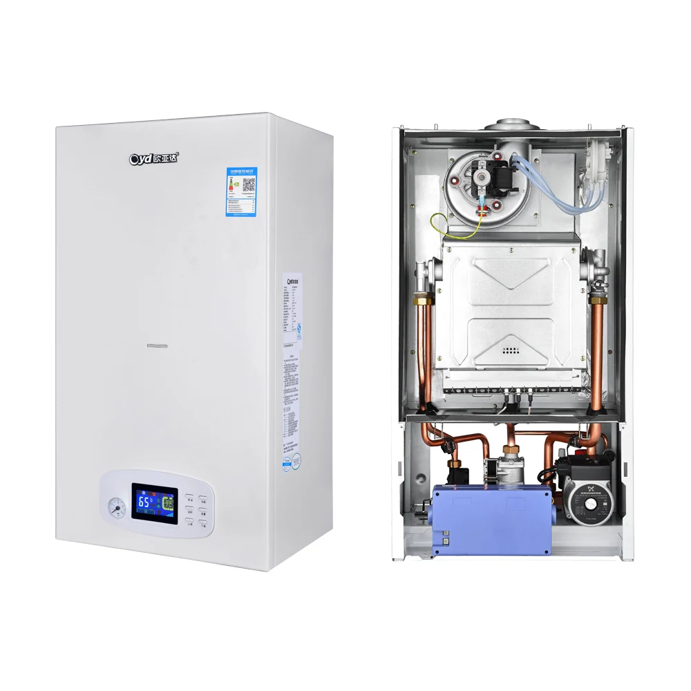 water fully enclosed double-circuit 24kw combi boiler free parts heating professional manufacturer gas boiler