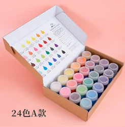 Madisi Professional Art Degreasing Degumming 24colors 22ml Gouache Pigment Set