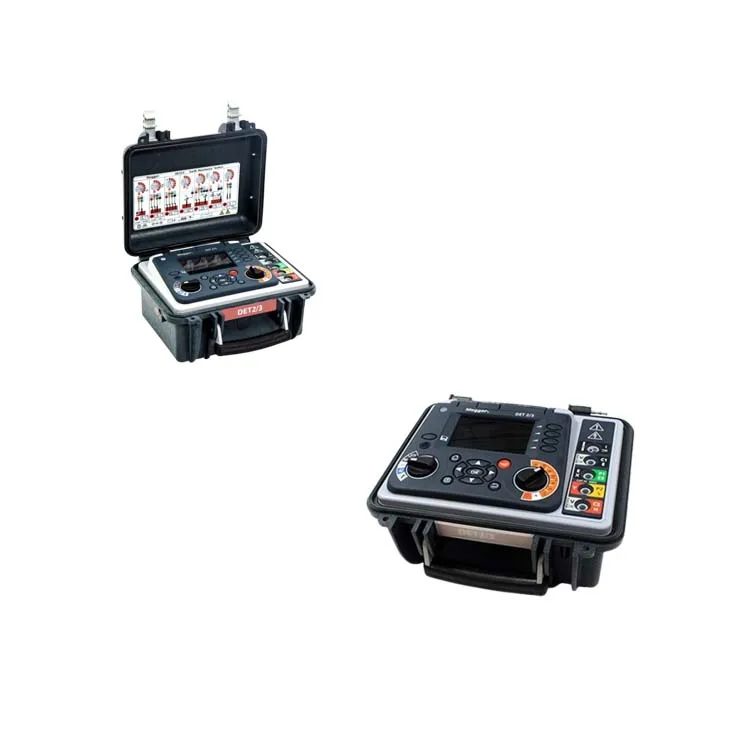 Megger DET2/3 Earth Ground Tester 50M KIT LG1/P1/P2/P3/P4/P5  Memory Storage and USB Download