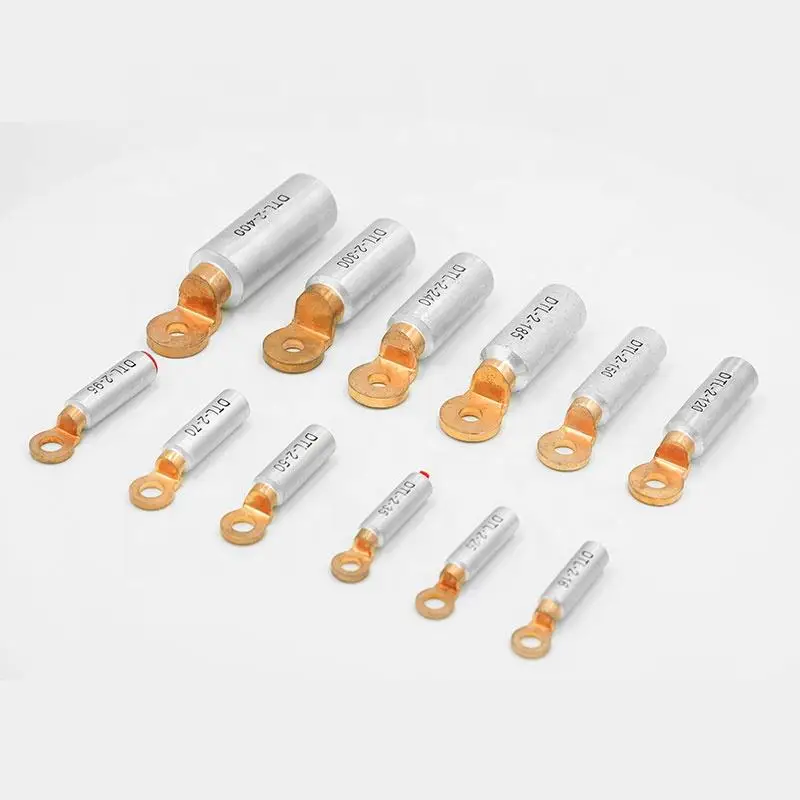 18 years manufacturer  DTL-2 copper aluminium bimetal cable lugs types / cable lug size / cable terminal lugs