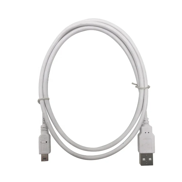 Mini USB Cable for cellphone and telephone Mini 5 Pin USB Cable for MP3/PM4