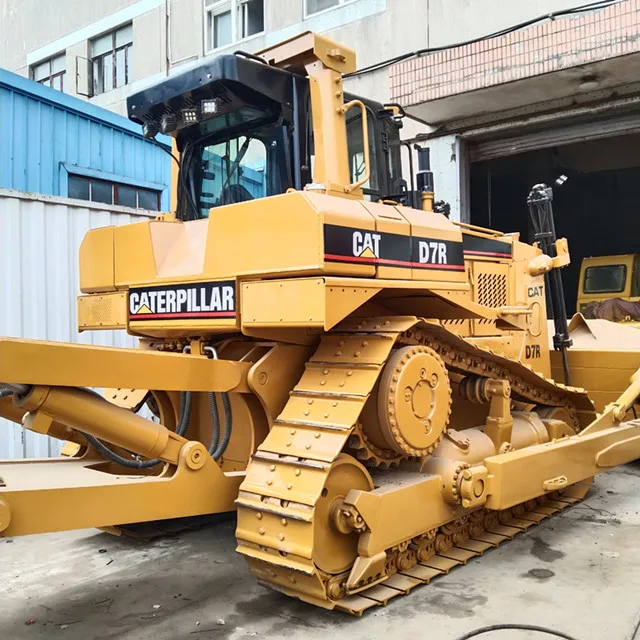 Подержанные бульдозеры Caterpillar D7R подержанные машины cat d7r хорошая цена горячая Распродажа в Китае