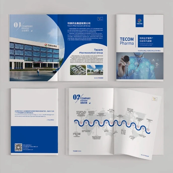 Custom Catalogue Book Printing Product Magazine Printing Advertise Brochure Printing