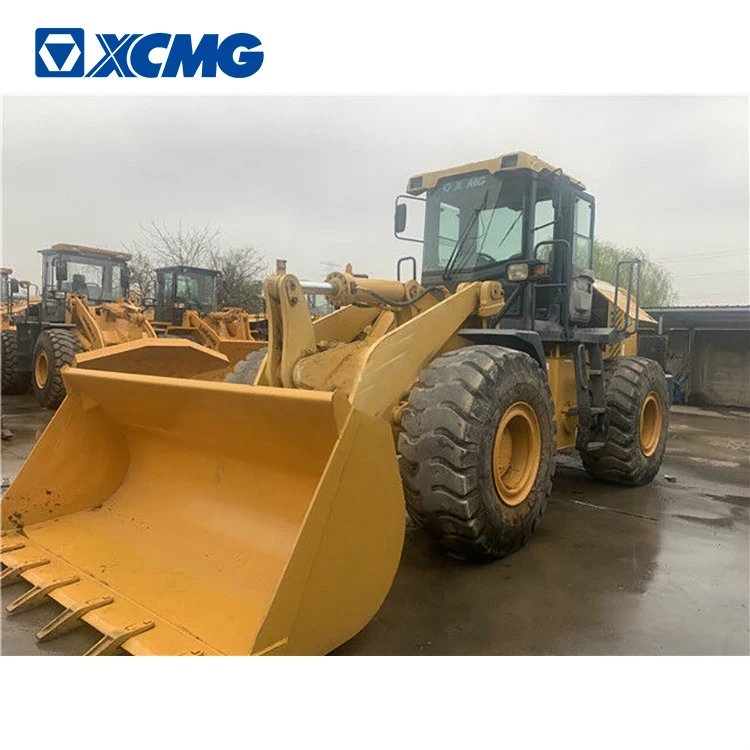 XCMG 5 тонн 162kw б/у фронтальный колесный погрузчик LW500KN с 2 ~ 4.5m3