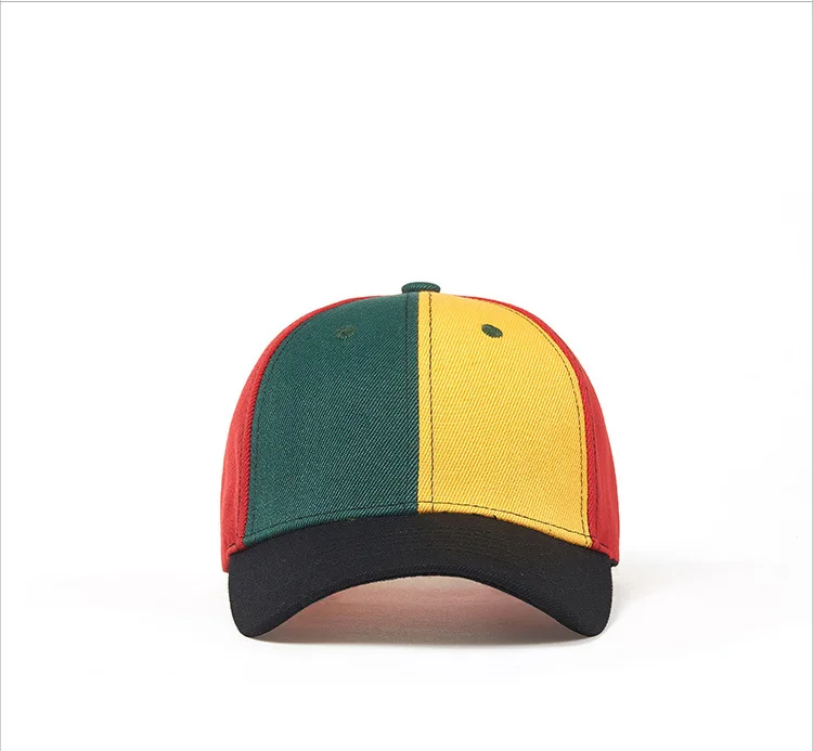 High Quality Promotional Hats Label Custom Logo 6 Panel Rainbow Baseball cap Trucker Hat Sports