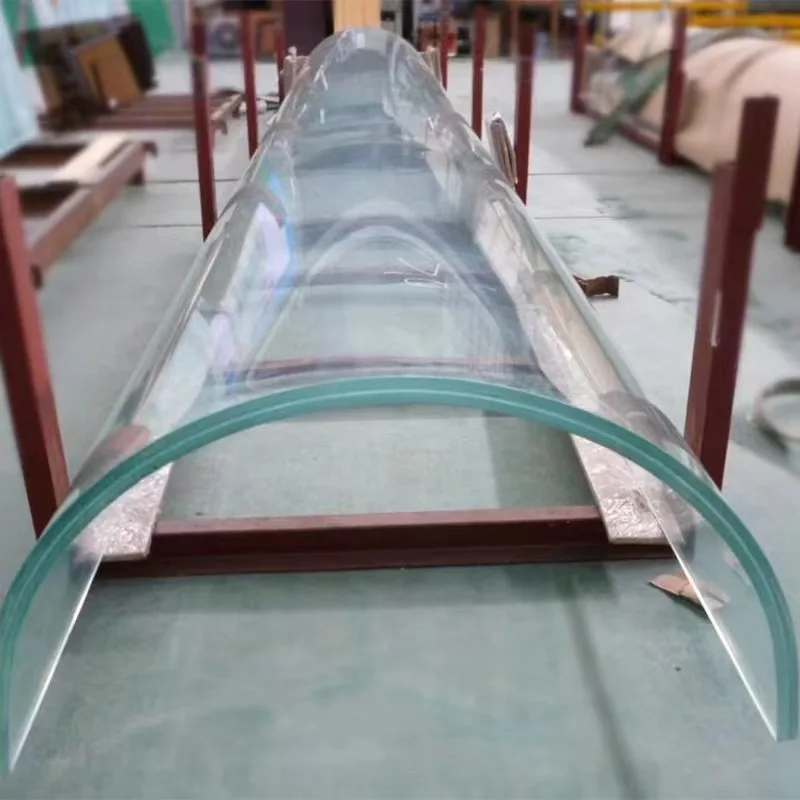 China Glass Factory Tempered Heat Soaked Glass Bent Glass Curved With Good Prices