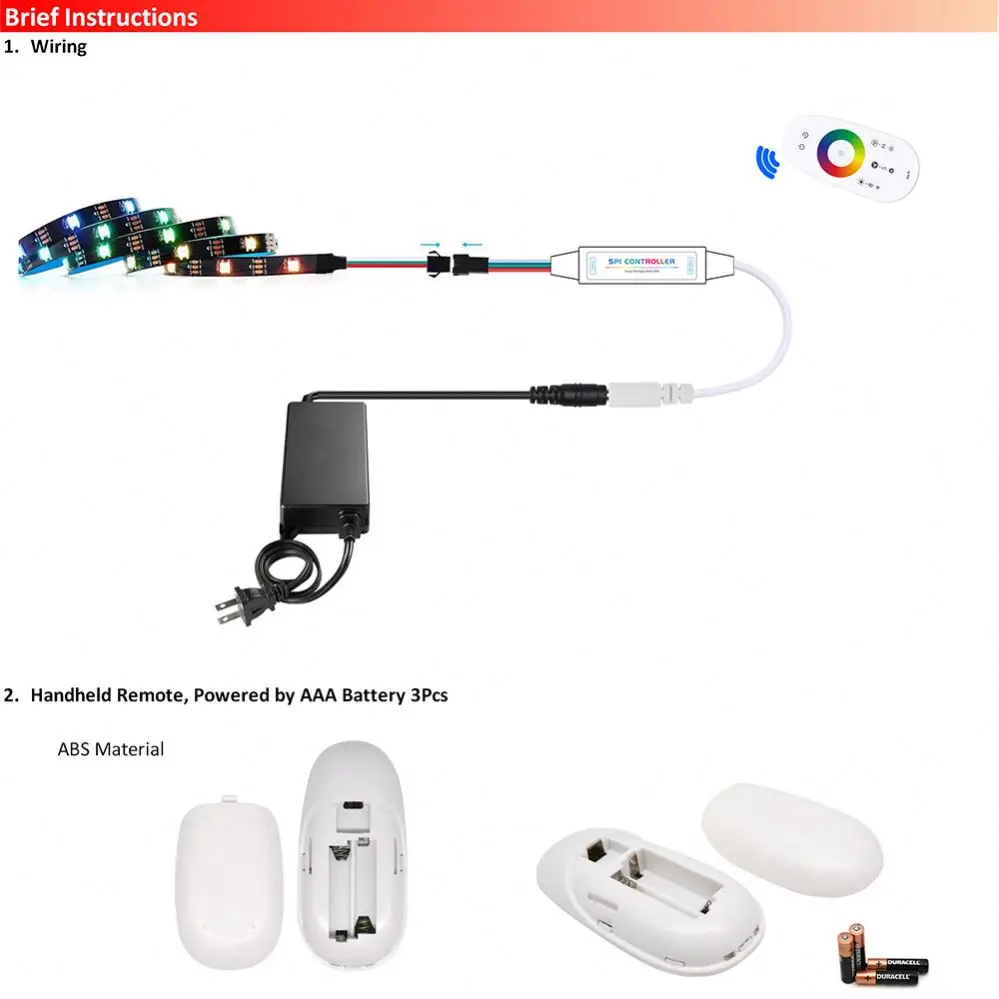 Modern RGB Floor Lamp Controller DC5-24V Corner Stand Light app wireless rf remote music LED Controller for Corner Floor Lamp