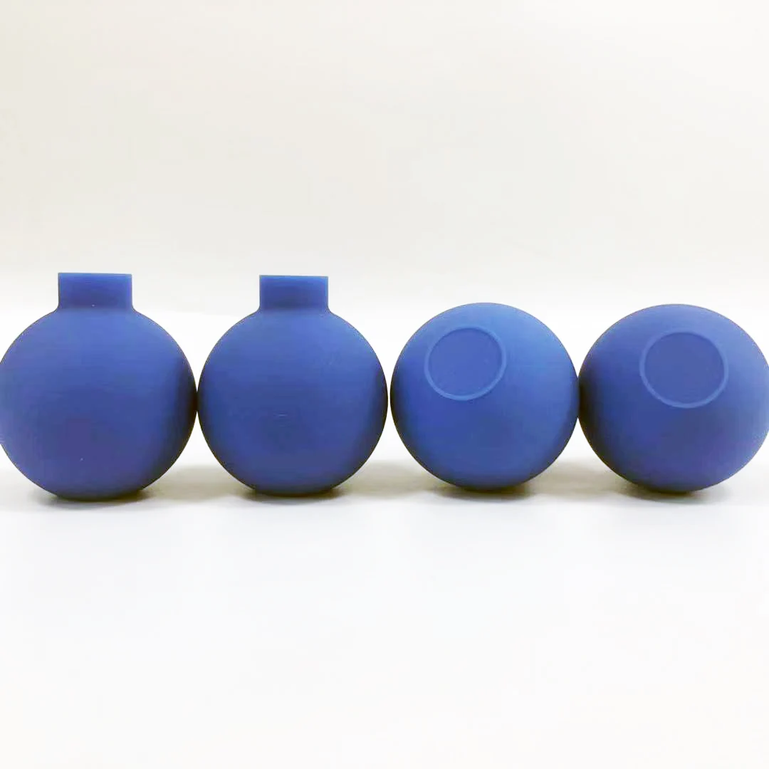 Hot Selling Face Glass Cupping Vacuum Cupping with Rubber Ball Hijab Jars AntiCellulite Suction Cups