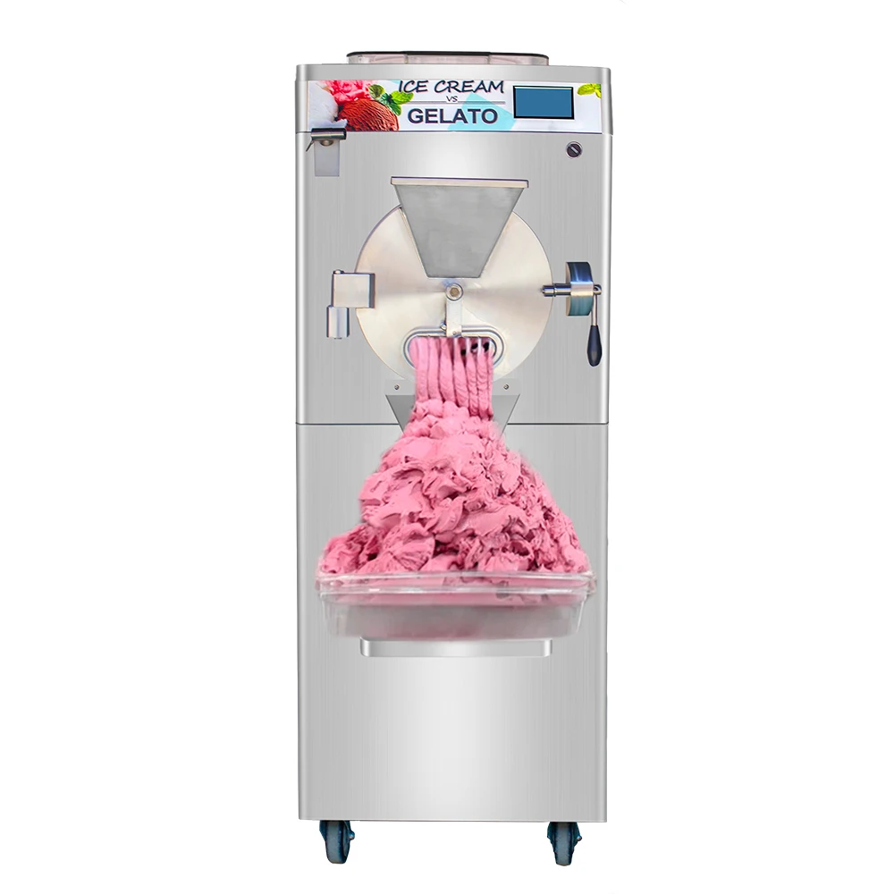 Pasteurized Hard Ice Cream Machine Pasteurizer Gelato Batch Freezer Heat and Freeze Combined Italian Ice Machine